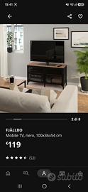 Mobile TV IKEA FJÄLLBO – Stile industriale 90€