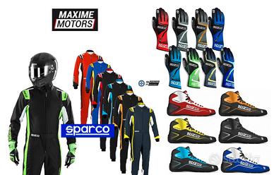 Kit abbigliamento Go Kart SPARCO con tuta CIK FIA