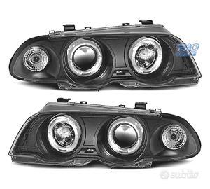 FARI BMW E46 4 PORTE 98-01 ANGEL EYES CCFL FONDO N