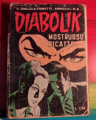 DIABOLIK Mostruoso Ricatto - anno XIV - n.8 Ginko