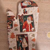 guanto da forno natalizio