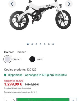 bicicletta elettrica 