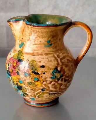 Vintage piccola brocca decorativa AC "F'