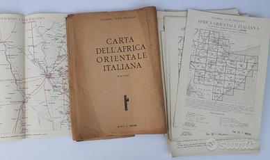 1936 Africa Orientale Italiana 25 cartine AOI