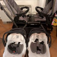 Passeggino gemellare-fratellare Peg Perego
