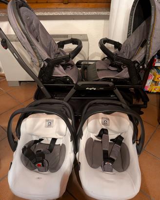 Passeggino gemellare-fratellare Peg Perego