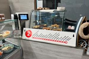 Vendita di pescheria con gastronomia