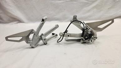 SET PEDANE COMPLETE ANTERIORI PILOTA PER DUCATI PA