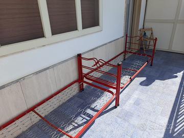 Letto a castello modulare + die reti singole