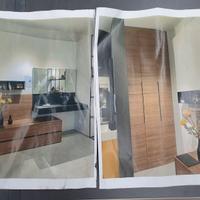 Mobile bagno moderno rovere con blocco colonne