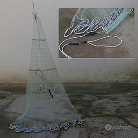 Rezzaglio 8mt in Monofilo Nylon rete 6mm con anell