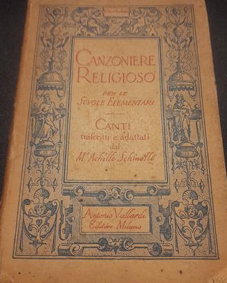 Canzoniere Religioso per le scuole emementari 