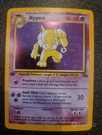 pokemon Hypno holo fossil prima edizione