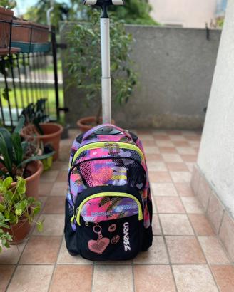 Zaino scuola seven trolley e spalline