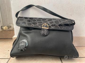 Borsa Jean Michel by Miceli vintage – pelle nera