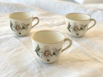 3 tazzine Richard Ginori Le Margherite Vintage ’60