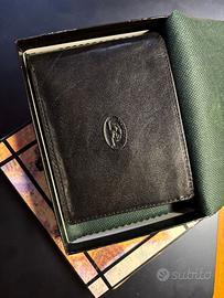 Portafoglio Pelle Nero Nuovo per Uomo Tony Perotti