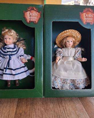 coppia di bambole da collezione Doll's
