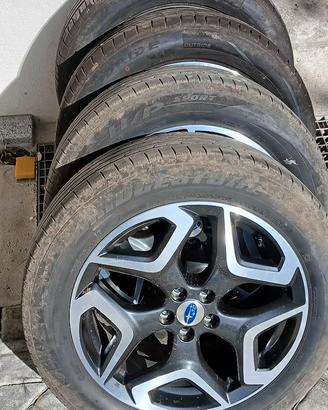 Cerchi in lega SUBARU XV 2018 completi originali