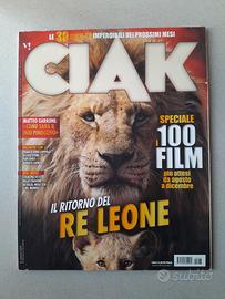 Rivista  Ciak n. 8 Agosto 2019