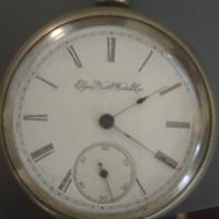 orologio antico in argento Elgin Natl Watch 