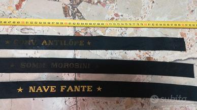 Nastri da berretto navi Marina Militare