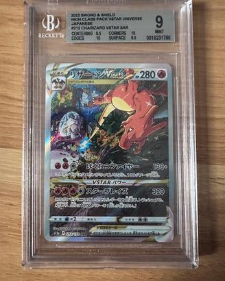 Charizard Vstar 212 BGS 9