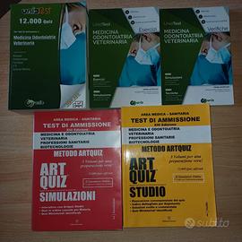 Libri per i test di ammissione a corsi sanitari