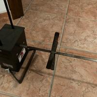 Girarrosto con spiedo in acciaio