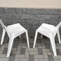 Sedie design moderno bianco lucido