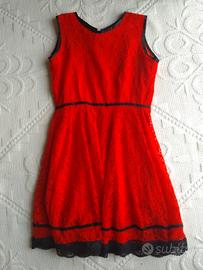 Vestito rosso bambina