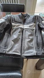 Giubbotto moto pelle