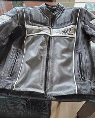 Giubbotto moto pelle