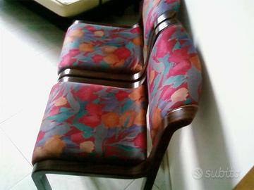 6  SEDIE imbottite - ORIGINALI anni '60-70