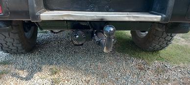 Gancio traino toyota lj70 faro quadro