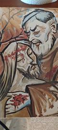 Padre Pio crocifisso senza croce 