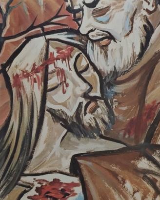 Padre Pio crocifisso senza croce 