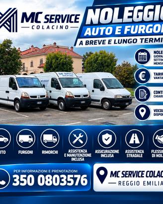 Noleggio furgoni e auto 