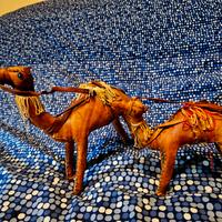 Statuine per presepe in pelle 