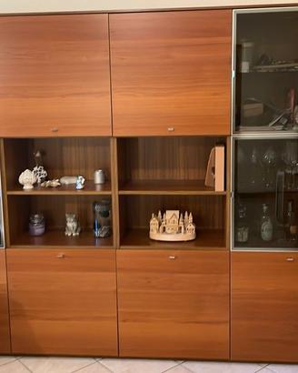 Sala - Madia - Mobile - Specchio - Mensole