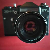 Helios 58mm f/2 44M-4 + Fotocamera Zenit ET