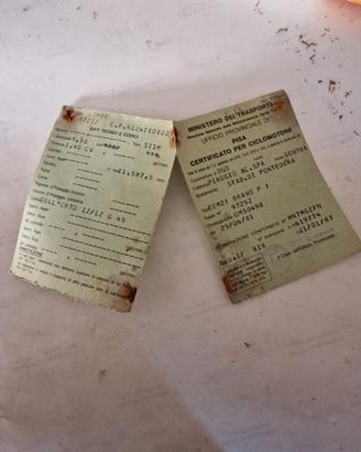 documenti motocicli