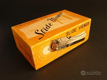 Visore per diapositive d'epoca cinemascope viewer