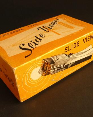 Visore per diapositive d'epoca cinemascope viewer
