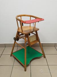 Seggiolone/Tavolino da Bambino - Anni 60