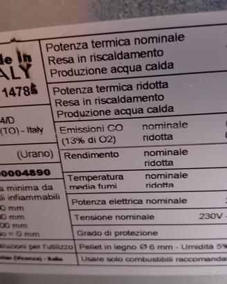 stufa pellet canalizata 
