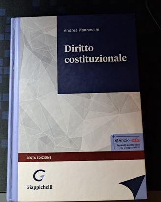 Diritto costituzionale - Andrea Pisaneschi - 6 Ed