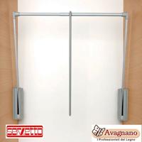 SERVETTO APPENDIABITI SALISCENDI 77-120 GRIGIO