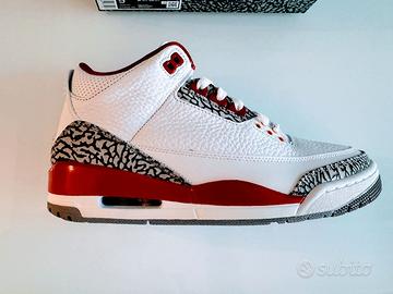 Jordan 3 Rétro Cardinal Red Taglia 42.5