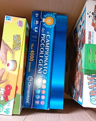 Vari giochi in scatola 